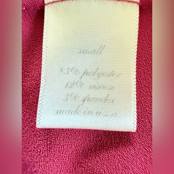 Alya Open Front Peplum Blazer - Women’s Small - Fuchsia - Picture 3 of 6